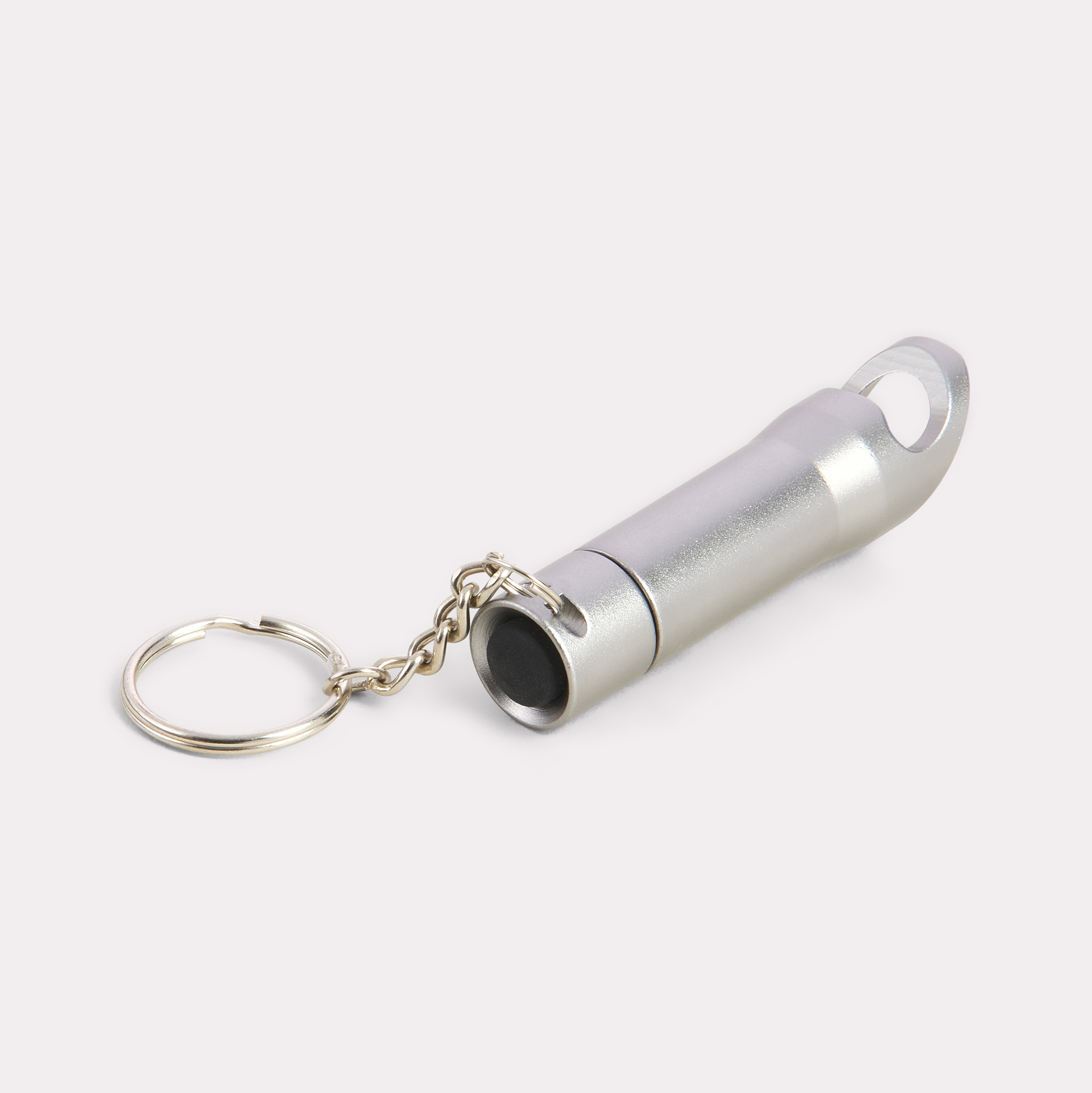 Porte-clés avec lampe et ouvre-bouteille